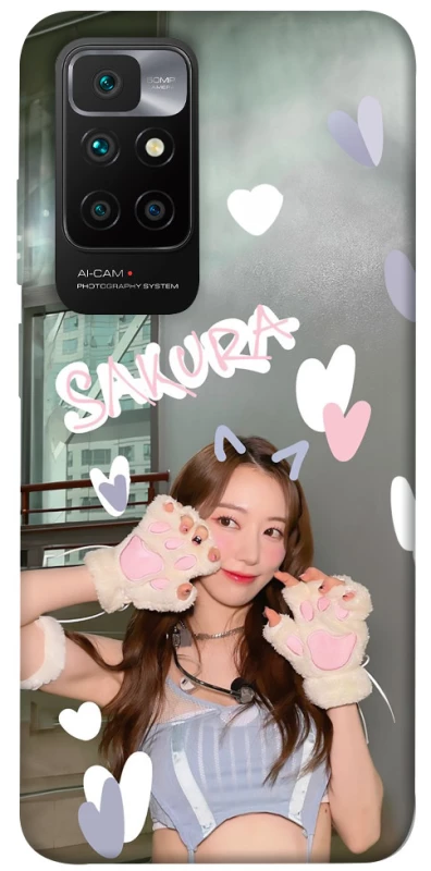 Чохол на Xiaomi Redmi 10 Sakura - LE SSERAFIM фото 1 з 1
