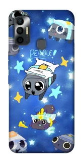 Чехол на TECNO Spark 7 Pebble kitten stars фото 1 из 1