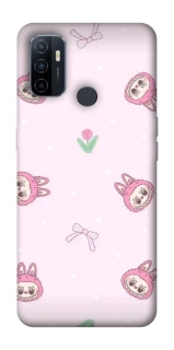 Чохол на Oppo A53 / A32 / A33 Labubu Flower фото 1 Чохол на Oppo A53 / A32 / A33 Labubu Flower фото 1 з 1