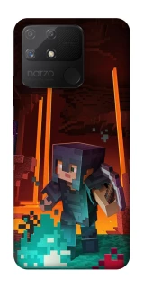 Чохол на Realme Narzo 50A Minecraft game adventure фото 1 з 1