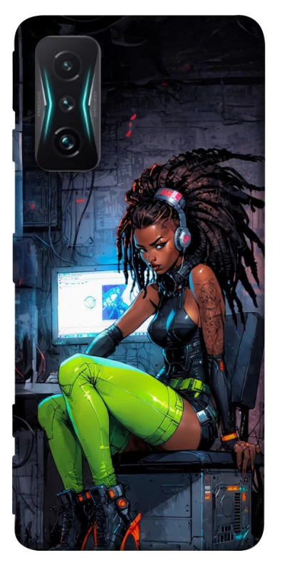 Чохол на Xiaomi Redmi K50 Gaming Cyber girl фото 1 з 1