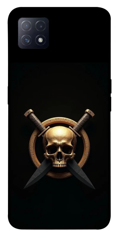 Чохол на Oppo A72 5G / A73 5G Golden Skull фото 1 з 1
