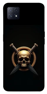 Чохол на Oppo A72 5G / A73 5G Golden Skull фото 1 з 1