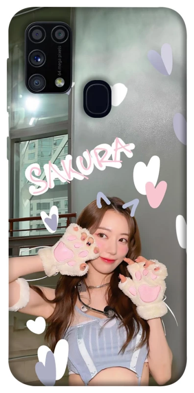 Чехол на Samsung Galaxy M31 Sakura - LE SSERAFIM фото 1 из 1
