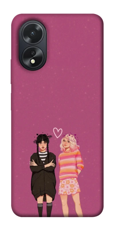 Чехол на Oppo A38 Raven & Rainbow Wednesday фото 1 из 1