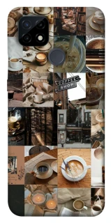Чохол на Realme C21 Coffee collage ver.3 фото 1 з 1