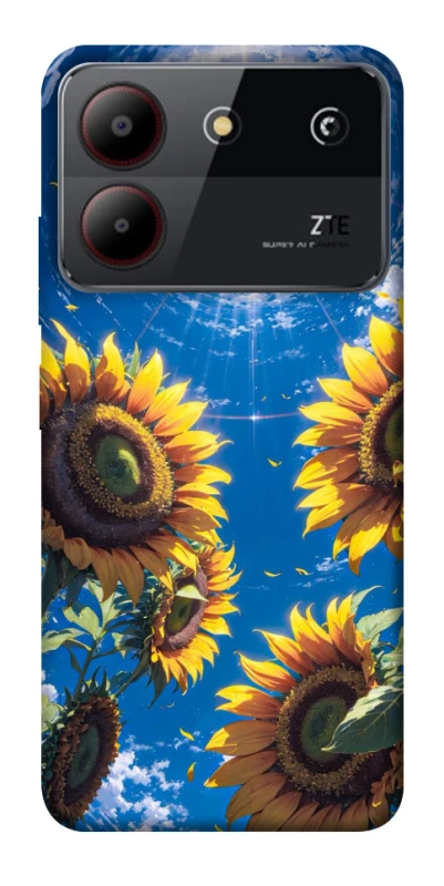 Чехол на ZTE Blade A54 4G Sunflowers фото 1 из 1