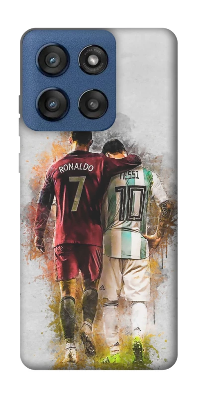 Чехол на Motorola Edge 60 Stylus Ronaldo и Messi фото 1 из 1