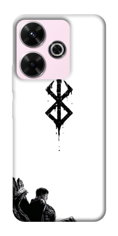 Чехол на Xiaomi Redmi 13 4G berserk white фото 1 из 1