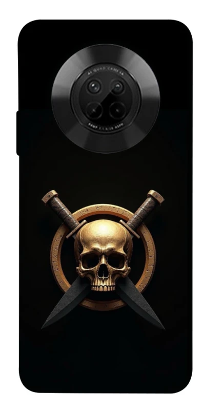 Чохол на Huawei Y9a Golden Skull фото 1 з 1