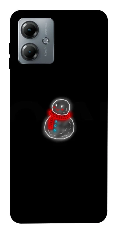 Чохол на Motorola Moto G14 Snowman фото 1 з 1
