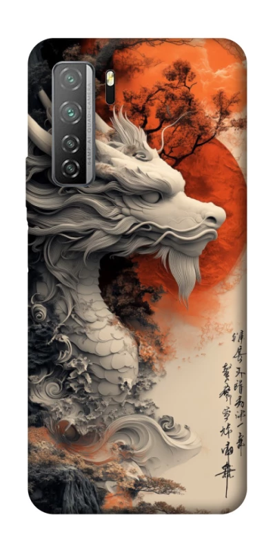 Чохол на Huawei Nova 7 SE white dragon фото 1 з 1