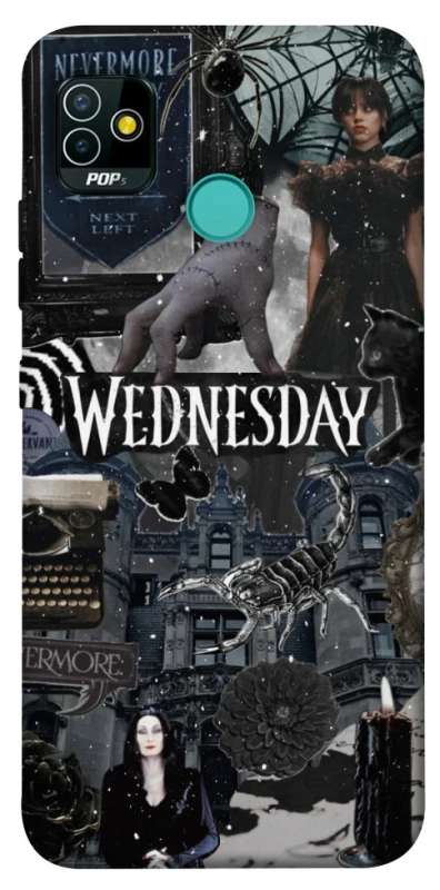 Чехол на TECNO POP 5 Wednesday Collage ver.2 фото 1 из 1