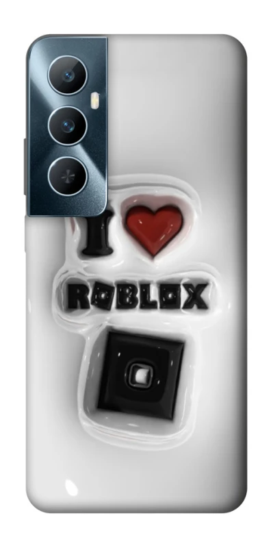 Чохол на Realme C65 4G I love Roblox фото 1 з 1