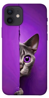 Чохол на Apple iPhone 12 (6.1") Кіт-підглядач фото 1 з 1
