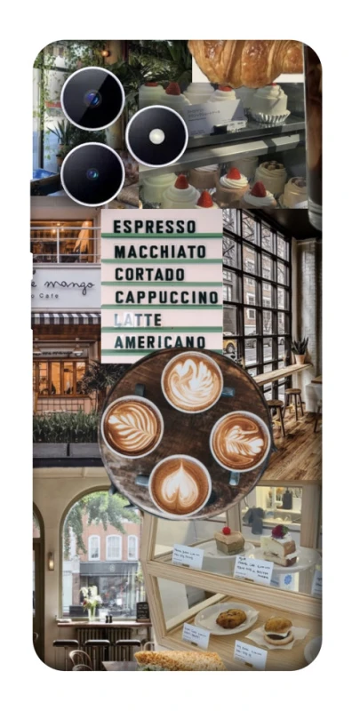 Чохол на Realme Note 50 5G Coffee collage ver.5 фото 1 з 1