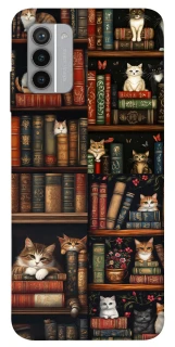 Чохол на Nokia G42 Cats & Books фото 1 з 1