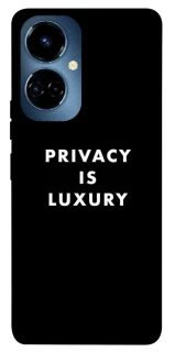 Чехол на TECNO Camon 19 Pro Privacy is luxury фото 1 из 1