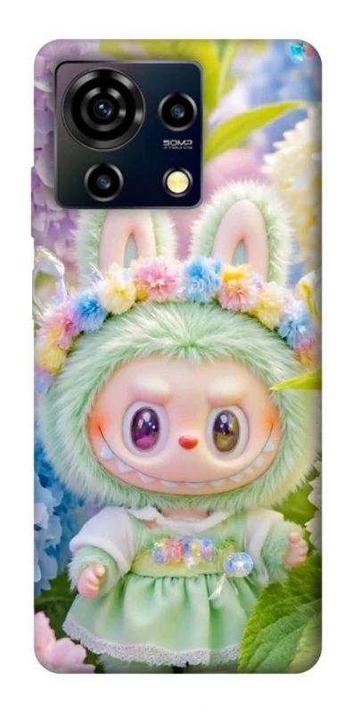 Чохол на ZTE Blade V50 Vita Labubu & Flowers ver.2 фото 1 з 1