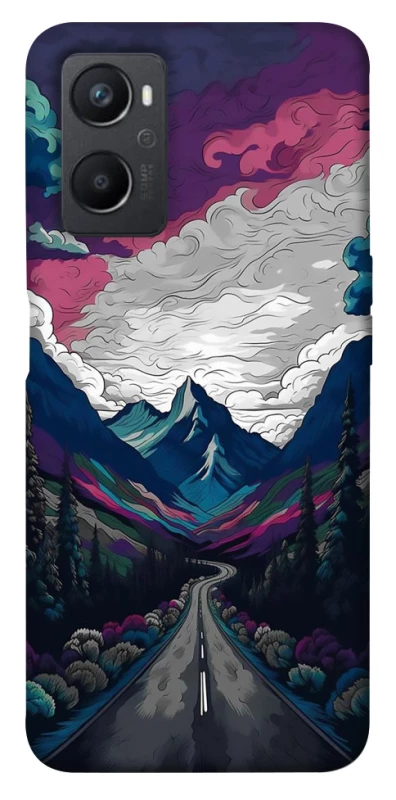 Чохол на Oppo A96 Намальовані гори фото 1 з 1