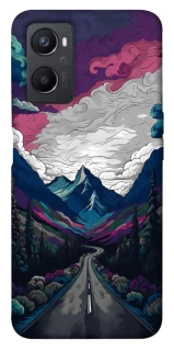 Чехол на Oppo A96 Нарисованные горы фото 1 из 1