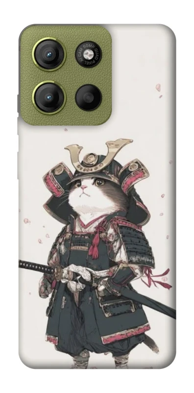 Чохол на Motorola Moto G15 4G Samurai Cat Warrior фото 1 з 1