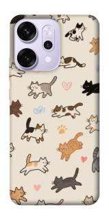 Чехол на Oppo Reno 14 Pro Cat style ver.2 фото 1 из 1