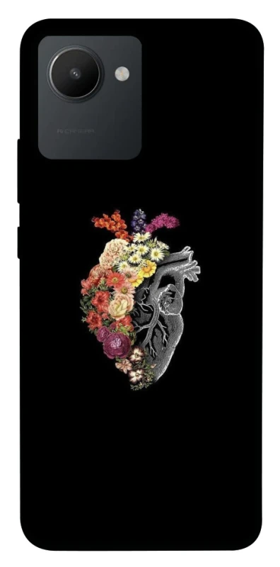 Чохол на Realme C30s Heart with flowers фото 1 з 1
