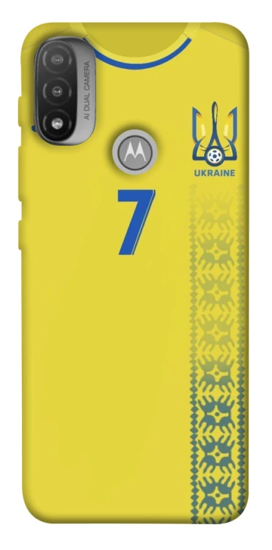 Чохол на Motorola Moto E20 UA-Football ver.3 фото 1 з 1