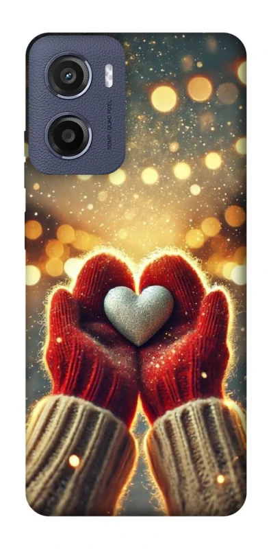 Чохол на Motorola Moto E15 Heart in hand фото 1 з 1