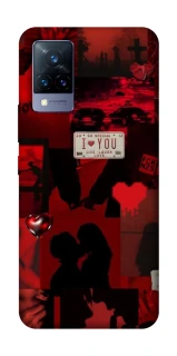Чохол на Vivo V21 Love collage ver.2 фото 1 з 1