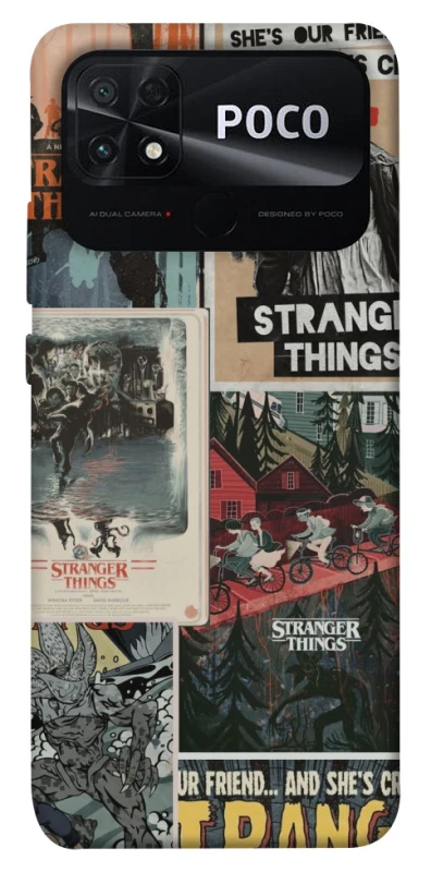 Чехол на Xiaomi Poco C40 Stranger Things ver.15 фото 1 из 1