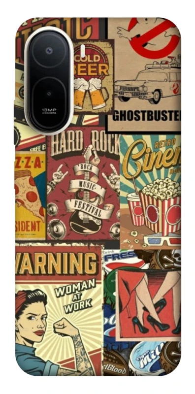 Чохол на Xiaomi Redmi A7 Pro 4G Retro collage ver.2 фото 2 з 2