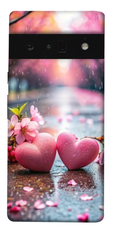 Чехол на Google Pixel 6 Pro Pink heart фото 1 из 1