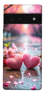 Чехол на Google Pixel 6 Pro Pink heart фото 1 из 1
