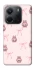 Чохол на Xiaomi Redmi Note 14 4G (Int. version) Pink bows and Labubus фото 1 з 1