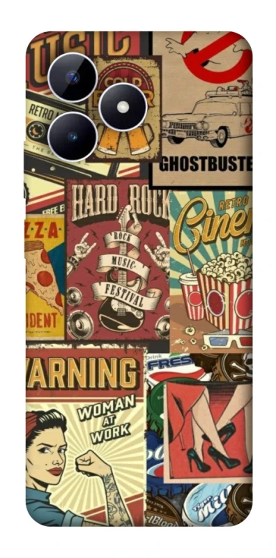 Чохол на Realme Note 50 5G Retro collage ver.2 фото 1 з 1