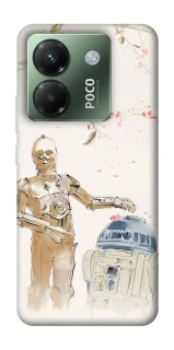 Чехол на Xiaomi Poco M7 pro 5G Star Wars robots фото 1 из 1