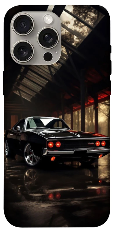 Чохол на Apple iPhone 15 Pro Max (6.7") Black classic car фото 1 з 1