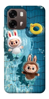 Чохол на Oppo A6 Labubu in the pool фото 1 з 2