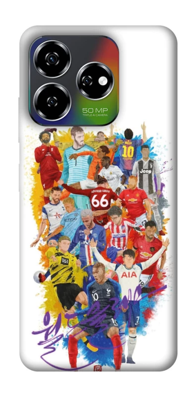 Чехол на ZTE Nubia V60 Football Abstract v2 фото 1 из 1