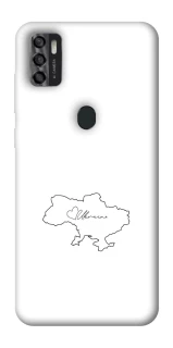 Чохол на ZTE Blade A7s (2020) Ukraine map фото 1 з 1