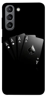 Чехол на Samsung Galaxy S21 Black Cards фото 1 из 1