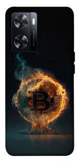 Чехол на OnePlus Nord N20 SE Fire Bitcoin фото 1 из 1