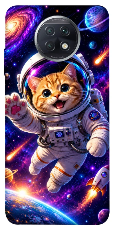 Чохол на Xiaomi Redmi Note 9 5G / Note 9T Space Cat фото 1 з 1