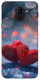 Чохол на Samsung J600F Galaxy J6 (2018) Red hearts фото 1 з 1