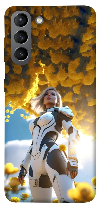 Чохол на Samsung Galaxy S21 Cyber space girl ver.3 фото 1 з 1