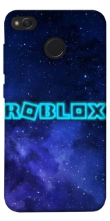 Чехол на Xiaomi Redmi 4X Roblox Space Logo Blue фото 1 из 1