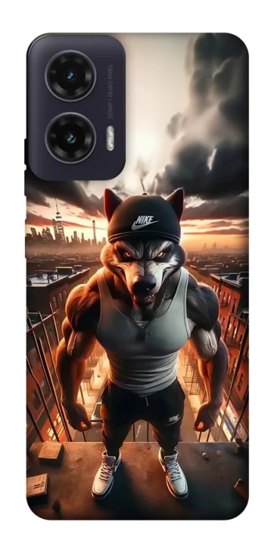 Чохол на Motorola Moto G35 Вовк фото 1 з 1
