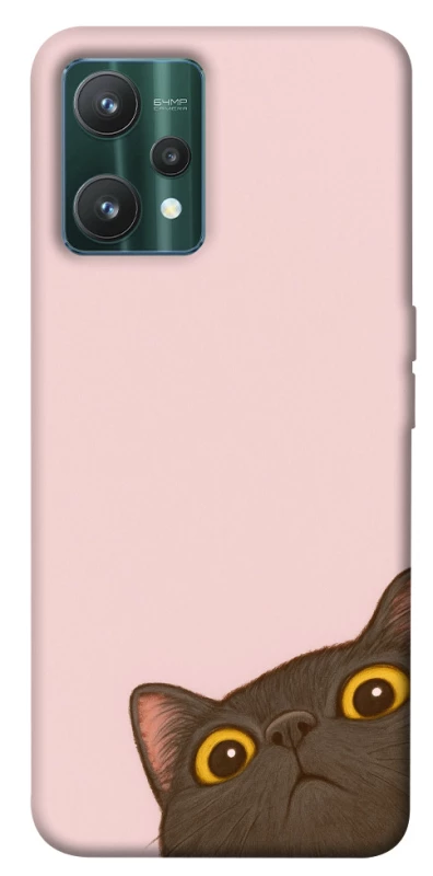 Чохол на Realme 9 Pro Peeping cat фото 1 з 1